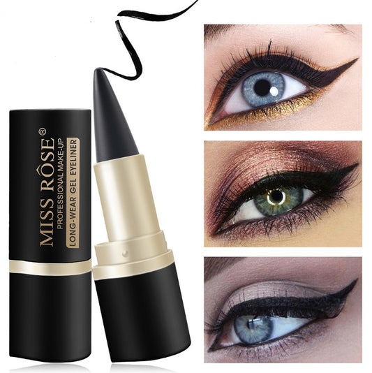 Vattentät svart eyeliner